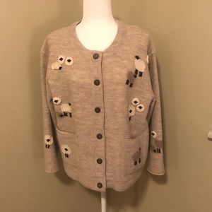 Vintage Woolrich Lamb/ Sheep Appliqué Sweater